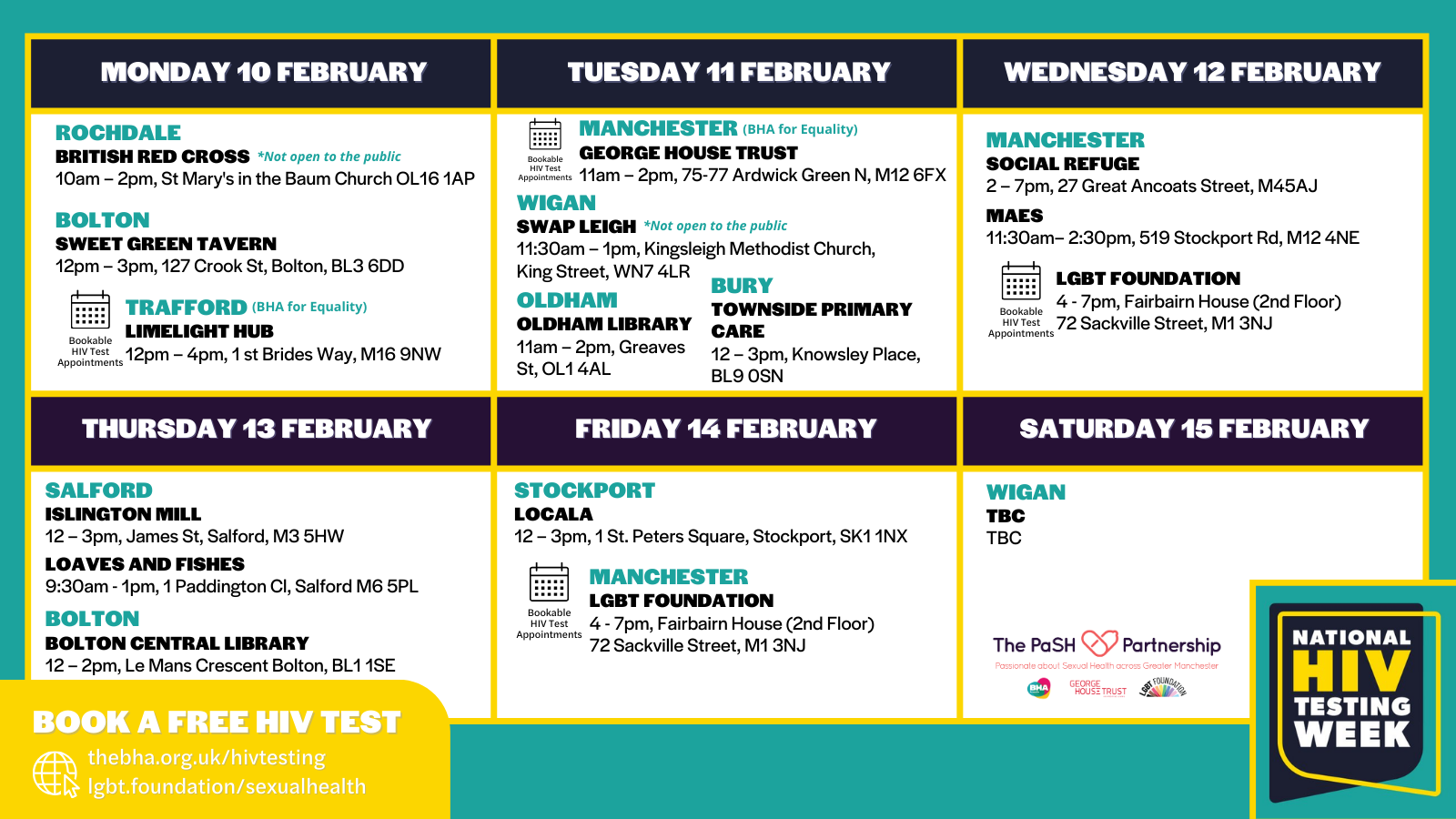 National HIV Testing Week Diary